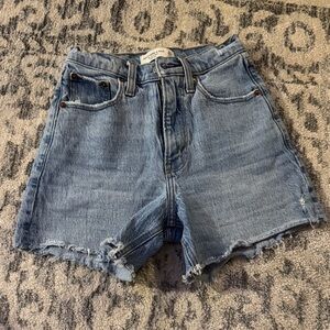 Abercrombie & Fitch Light Blue Jean Shorts